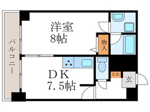 サンロイヤル五条の物件間取画像